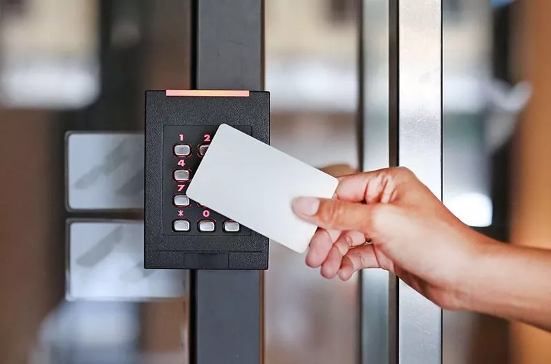 access control system with card