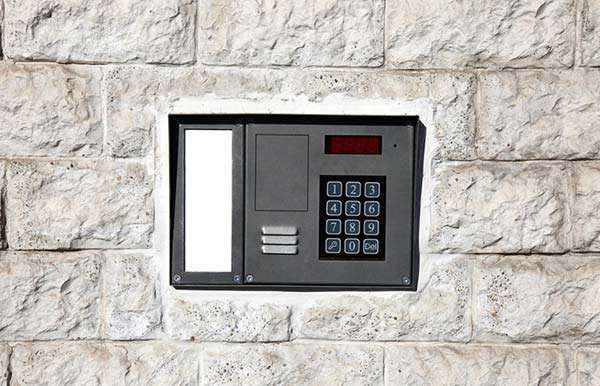 door buzzer with intercom system