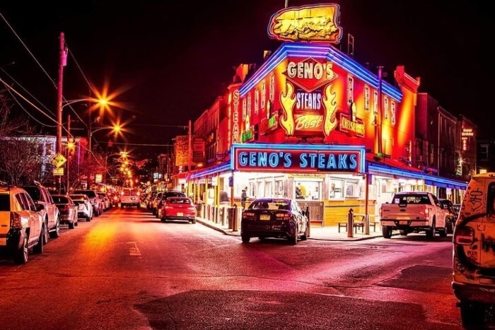 Geno’s Steaks philadelphia pa