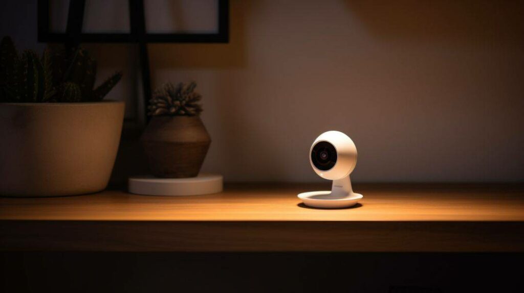 Home security camera setup