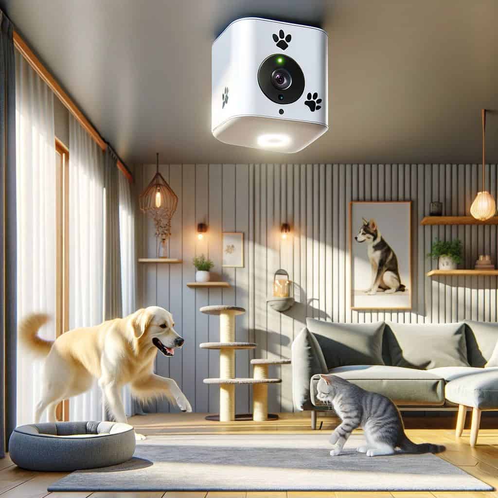 Security Cameras for Pet Monitoring Dog Cat